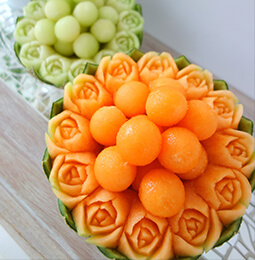 フルーツカービングメロン